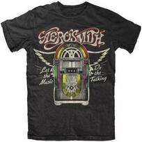 Aerosmith Band Let The Music Do The Talking T Shirt Full Size S5XL Unisex T-Shirt Graphic Tee S
