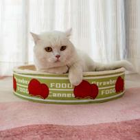 Katės braižymo lenta-lova Poilsio sofa Baldų apsauga Sisalinė braižymo sofa skirta Strawberry gray