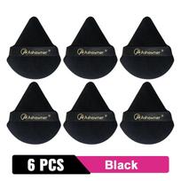 Triangle Powder Puff Soft Makeup Sponge for Face Make Up Eyes Contouring Shadow Cosmetic Washable Mini Velvet Makeup Puff Tools black