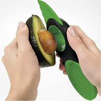 3-in-1 Avokado Slicer virtuvės įrankis Žalias vaisius Virtuvės griežinėliai avokado pjaustyklė skustukas daugiafunkcis įrankis
