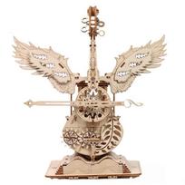 3D dėlionė muzikinė dėžutė dovana ornamentai rankų darbo angelas violončelės surinkimo modelis gimtadienio dovana pasidaryk pats One Size kaip parodyta spalva