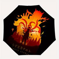 1pc Naruto Sage Mode Windproof Automatic Umbrella, Lightweight for Women/Men, Perfect Christmas Gift a0811216