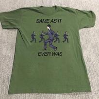 Rare Talking Heads Same as it Ever Was T Shirt  Military Green Unisex T-Shirt M