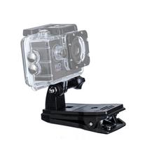 Holder with clip for attaching a GoPro action camera