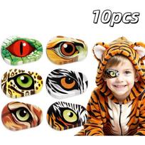 10Pcs Colorful Occlusion Medical Eye Patch Bandage Cartoon Kids Amblyopia Training Orthoptic Corrected Eyeshade Eye Patches