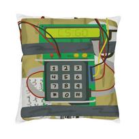 CS Go Bomb Pillow Living Room Decoration Kawaii Game State Timer Chair Cushion Square Pillowcase 30x30cm