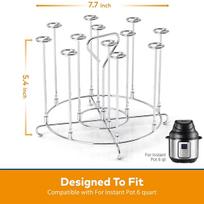 6Qt 8Qt Air Fryer Skewer Stand Compatible with Ninja Foodie Vertical Skewers Holder Grilling Air Fryer Kitchen Accessories