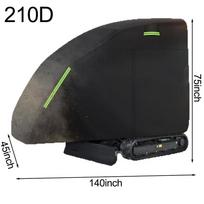 Heavy Duty Sunscreen Excavator Cover 140x45x75 Inches for Small Machines 140x45x75inch