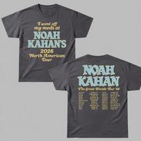 Noah Kahan I Went Off My Meds Great Divide Tour Two Sided T-Shirt Unisex CB1314 S