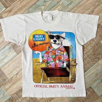 Retro 1980s Bud Light  Official Party Animal  Unisex T-shirt S-5XL XXXL