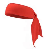 Anti-sweat Pirate Headband Breathable Tennis Headband Antiperspirant Headscarf  Running Yoga raudona