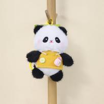Panda Plush Toy Keychain With Pp Cotton Filling For Kids And Teens YellowPanda