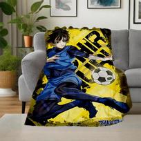 1pc Soccer Dreams Ignite Outdoor Blanket, Soft And Comfortable Blanket, Casual Warm, Camping Travel Blanket, Birthday Gift. M7140133 75cm x 90cm