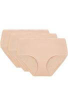 Vivisence 4013 3-pack beżowy m majtki wysokie figi