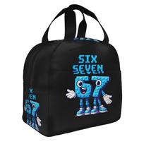 67 Italian Brainrot Six Seven Insulated Lunch Bags for School Office  Leakproof Thermal Cooler Bento Box Women Men One Size