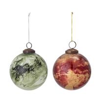 Bombki choinkowe marble m, 2 szt.