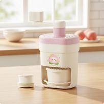 Manual Ice Shaving Device Easy to Use Shaved Maker Compact Size Snow Cone Machine for Kids, rožinė