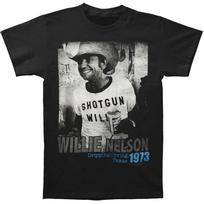 Men's Willie Nelson Texas 1973 Vintage T-shirt XX-Large Black M