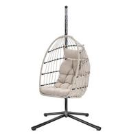 Kabantis krėslas 98x103x195 cm Baltas