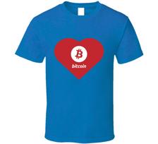 Bitcoin Heart T Shirt 4XL