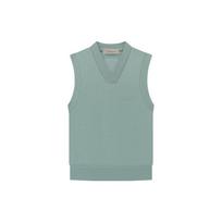 Fear Of God Essentials SS23 Pullover V Neck Vest Women tops Sycamore Mist-Blue FOG-SS23-112 XL