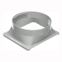 Mobile Air Conditioner Hose Tube Exhaust Pipe Interface Duct Connector Adaptor Square