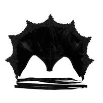Gothic Victorian Stand Up Collar Cloth Halloween Costume Accessories Queen Cosplay Cloak  Role Play juoda