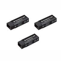 Staedtler Rasoplast juodas plastikinis guminis trintukas (3 vnt.)