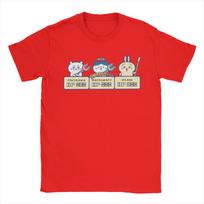 Chiikawa Rpg T Shirts Men's  Pure Cotton Awesome T-Shirt Crewneck  Tees Short Sleeve Clothing Party S