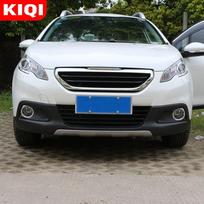 KIQI 2vnt/komplektas ABS chromo priekiniai rūko žibintai gaubtas rūko žibinto rėmas blizgučiai apdailos apdaila, skirta Peugeot 2008 2014-