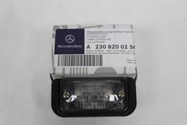 Mercedes-Benz R230 W209 valstybinio numerio ženklo lemputės žibintas originalus A2308200256