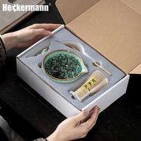 Matcha arbatos rinkinys Heckermann Kumo 8in1 keramika bambukas pradedantiesiems