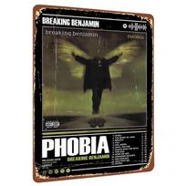 Breaking Benjamin Phobia albumo viršelio metalinis skardinis ženklas, vintažinis muzikos plakatas, sienų dekoras namams, barui 20x30cm（7.8x11.8inch）