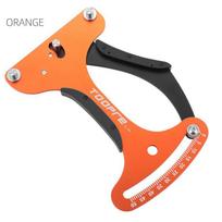 Bicycle Spoke Tension Meter For MTB Road Bike Wheel Spokes Checker Aluminum Alloy Cycling Repair Correction Tool Accessories oranžinė