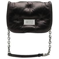Maison Margiela Logo Chain Shoulder Strap Mini Crossbody Bag Women bags Black SB3WG0041P4300T8013 Basic Set (Bag+Dust Bag)