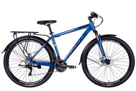 Dviratis TopVelo Formula MOTION DD FR (Ratų dydis: 29, Rėmo dydis: 19) Mėlynas su juoda spalva