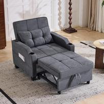 Ištraukiamas sofa-lova, su USB ir laikikliais, 1 vnt