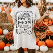 Hocus Pocus Apothecary T-Shirt – Sanderson Sisters Halloween Graphic T-Shirt S