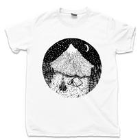 Camping T Shirt Gear Equipment Tent Chair Mountain Hiking Appalachian Trail Tee S