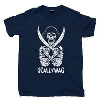 Pirate T Shirt Eye Patch Sword Booty Costume Blackbeard Movie DVD Blu Ray Tee S