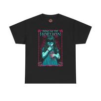 Bring Me the Horizon Gotikinė Zombių Mergina Sutraižytas Paukštis Roko Grupė Unisex Marškinėliai S blue
