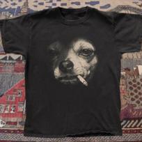 Chihuahua Dog Smoking Funny Unisex T-shirt S-5XL S