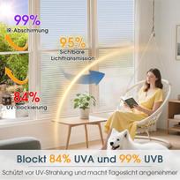 Lifetree statinė langų plėvelė dryžuota matinė privatumui UV 60x200 cm PVC — lipdukas ant stiklo, lango danga, matinė plėvelė, biuro pertvara, stiklinių durų dekoras, apsauga nuo saulės, neklijuojama plėvelė