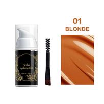 Professional Henna Brow Tint Kit Black Brown Waterproof & Long Lasting Eyebrow Dye for Home Use Natural Looking Brow Enhancer 10ml