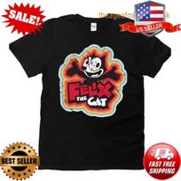 80s Comedy Vintage Series Funny Felix The Cat Retro Cute Cartoon T-shirt S-5XL XXXXL