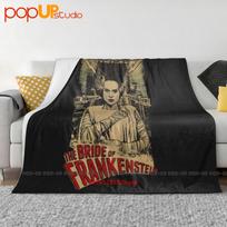 Publicit Big And Tall Bride Of Frankenstein Horror Movie Poster Ultra-Soft Blanket Quilt Winter Sofa Cover Bed Covers Size: 75*100cm, Weight: 230 GSM