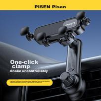 Pisen Car Phone Holder, Extendable, Essential for Navigation, Multifunctional Mounting Bracket, Upgraded Hook And Clip Versio