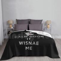 Funny Scottish Terrier Scotland Scottie Dog Calm Doon Blanket Fashion Custom Funny Scottish Terrier Scotland Size: 75*100cm, Weight: 230 GSM