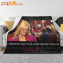 Parks And Recreation Movie Leslie Knope Ultra-Soft Blanket Quilt Winter Sofa Cover Bed Covers Size: 75*100cm, Weight: 230 GSM