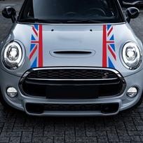 Car Hood Stickers Auto Bonnet UK Flag Decal Decal For Mini Cooper R56 R57 R58 R50 R52 R53 R61 R59 Countryman R60 F60 F55 F56 F54 110X13CM